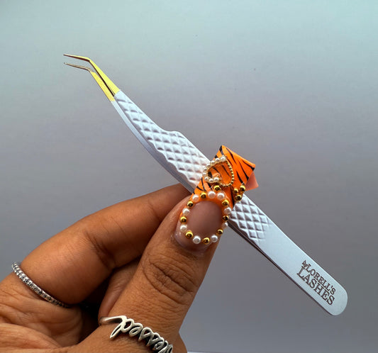 Fiber Tip 45 Degree Isolation Tweezers